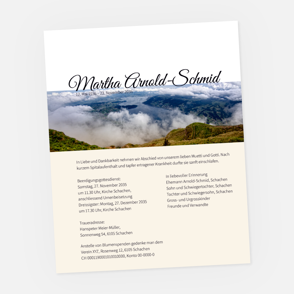 leidzirkular-einladung-trauerfeier-zug-zugersee-st-88234-010-vorschau1 Danksagungskarten mit Zugersee. Einladung zur Trauerfeier drucken.