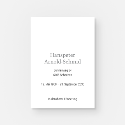 Leidbild mit leerem Inhalt
