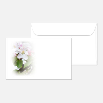 Kuvert mit einer Blume