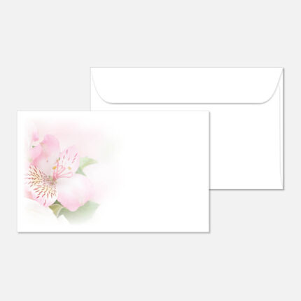 Kuvert mit einer Blume