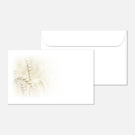 Kuvert mit einer Blume