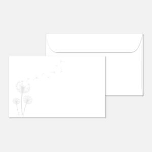 Kuvert mit einer Blume