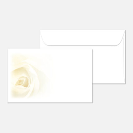 Kuvert mit einer Blume
