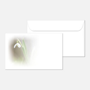 Kuvert mit einer Blume