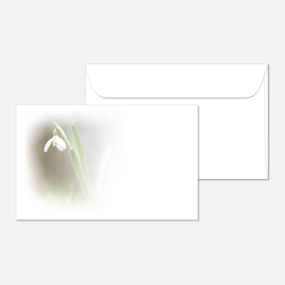kuvert-schneegloeckchen-st-88194-120-vorschau1 Kuvert mit einer Blume
