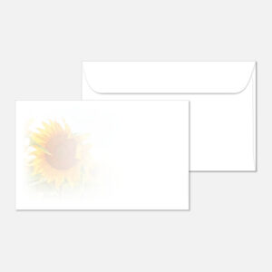 Kuvert mit einer Blume