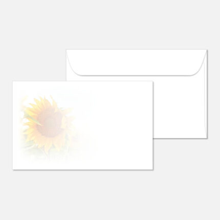 Kuvert mit einer Blume