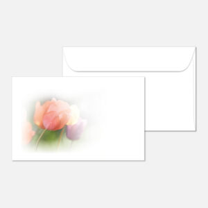 Kuvert mit einer Blume