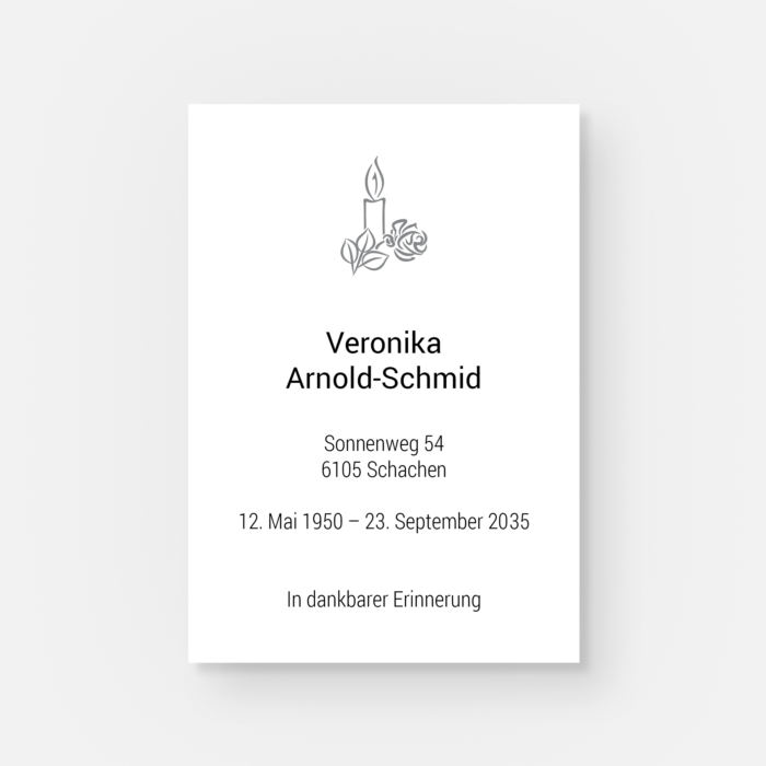 Leidbild Kerze – Bild 2