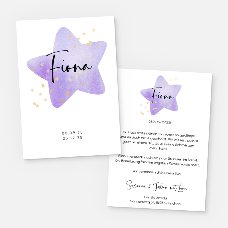trauerkarten danksagungskarten kinder fiona st 89007 050 vorschau1