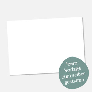 Leere Vorlage für Einlageblätter