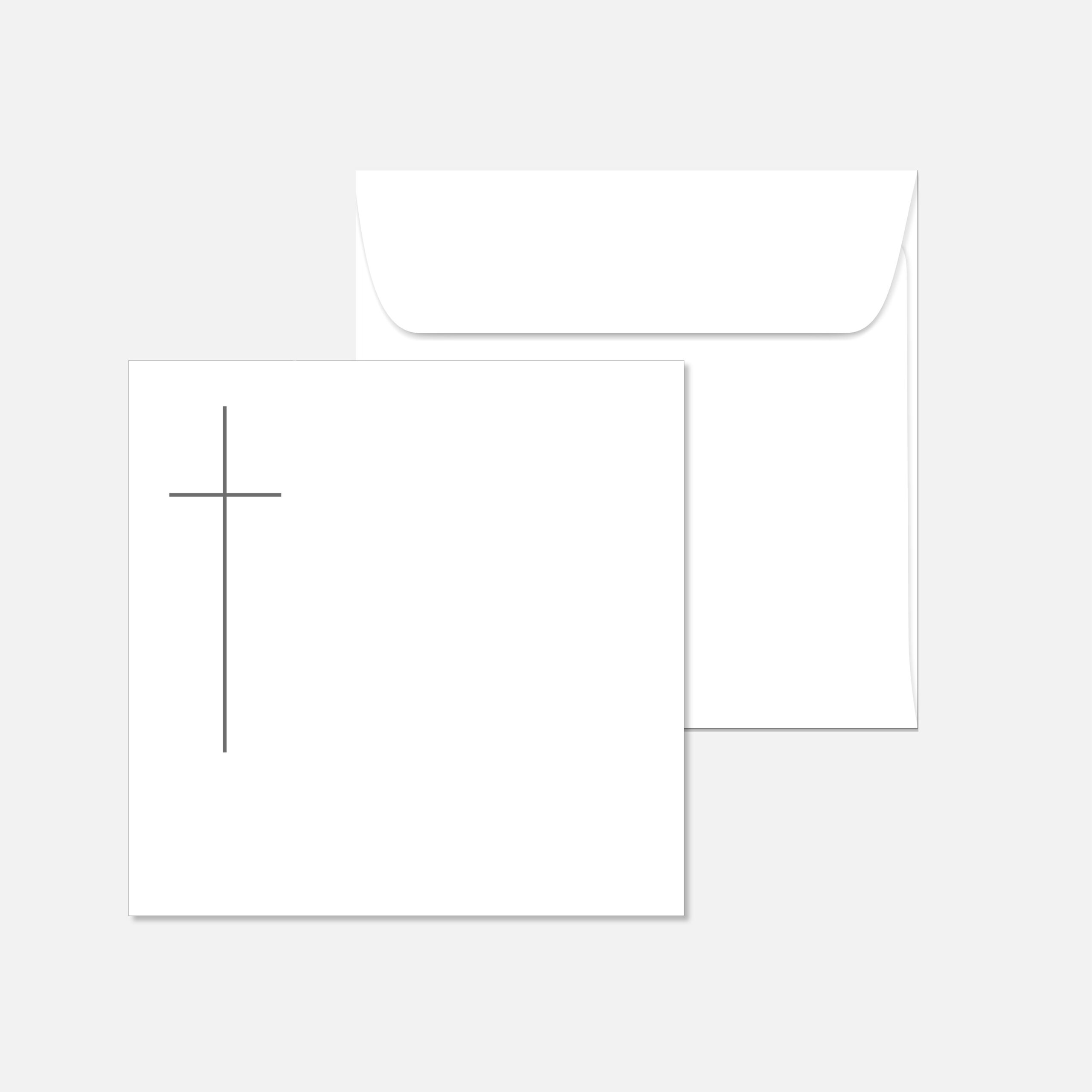vorschaubilder-Kuverts-quaratisch-format2 Trauerkuvert Kreuz – Bild 1